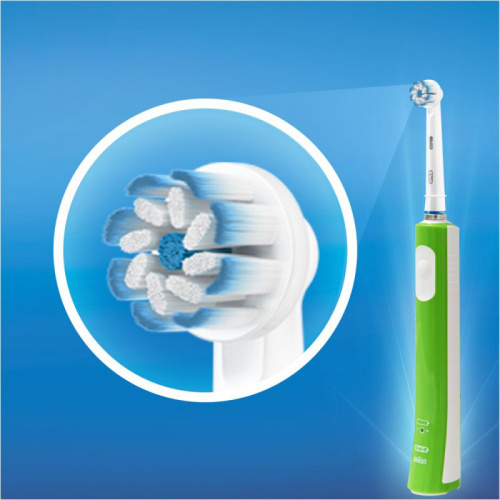 Купить Зубная щетка электрическая Oral-B Junior зеленый/белый в Липецке фото 4
