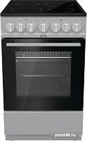 Плита Электрическая Gorenje EC5220SG серебристый/черный стеклокерамика (без крышки) в Липецке