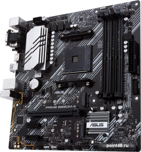 Материнская плата Asus PRIME B550M-A Soc-AM4 AMD B550 4xDDR4 mATX AC`97 8ch(7.1) GbLAN RAID+VGA+DVI+HDMI фото 3