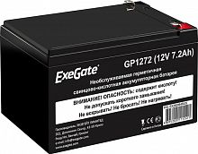 Купить Аккумулятор для ИБП ExeGate GP1272 (12В, 7.2 А·ч) в Липецке