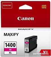 Купить Картридж струйный Canon PGI-1400XLM 9203B001 пурпурный (1200стр.) для Canon Maxify МВ2040/2340 в Липецке
