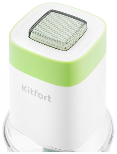 Купить Измельчитель электрический Kitfort КТ-1378 600Вт белый/зеленый в Липецке фото 3