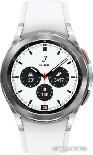 Смарт-часы Samsung Galaxy Watch 4 Classic 1.2 Super AMOLED серебристый (SM-R880NZSACIS) в Липецке фото 2