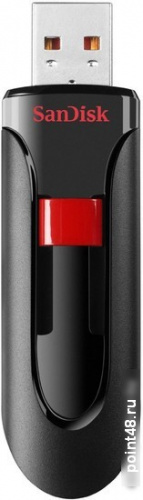 Купить Флеш Диск Sandisk 128Gb Cruzer Gl e SDCZ600-128G-G35 USB3.0 черный/красный в Липецке фото 2