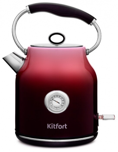 Купить Чайник электрический Kitfort КТ-679-3 1.7л. 2200Вт фиолетовый (корпус: нержавеющая сталь) в Липецке фото 2