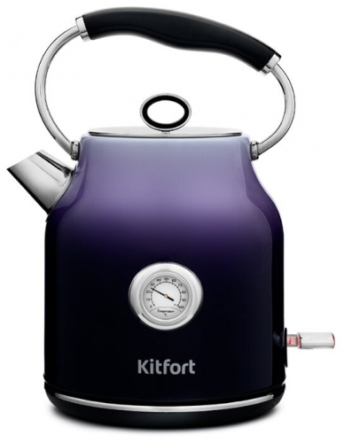 Купить Чайник электрический Kitfort КТ-679-3 1.7л. 2200Вт фиолетовый (корпус: нержавеющая сталь) в Липецке фото 14