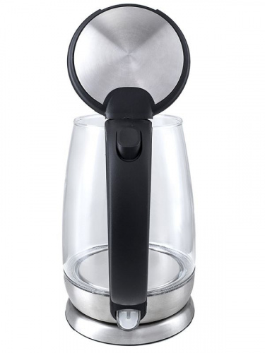 Купить Чайник электрический Kitfort КТ-619 1.7л. 2200Вт серебристый/черный (корпус: нержавеющая сталь/стекло) в Липецке фото 3