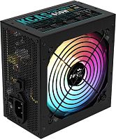 Блок питания Aerocool ATX 650W KCAS PLUS GOLD 650W ARGB 80+ gold 24+2x(4+4) pin APFC 120mm fan 6xSATA RTL