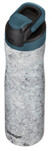Купить Термос-бутылка Contigo Couture Chill 0.72л. белый/синий (2127886) в Липецке фото 2