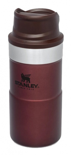Купить Термокружка Stanley Classic Trigger Action 0.25л. бордовый картонная коробка (10-09849-013) в Липецке фото 2