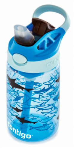 Купить Бутылка Contigo Gizmo Flip 0.42л синий/черный пластик (компл.:трубочка) (2127476) в Липецке фото 6