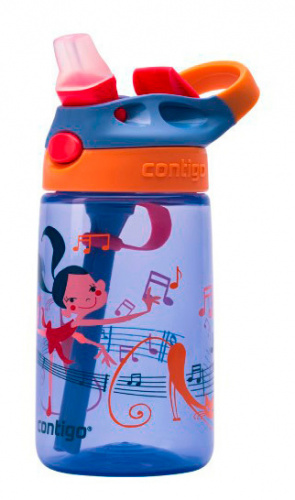 Купить Бутылка Contigo Gizmo Flip 0.42л синий/оранжевый пластик (2116116) в Липецке фото 4