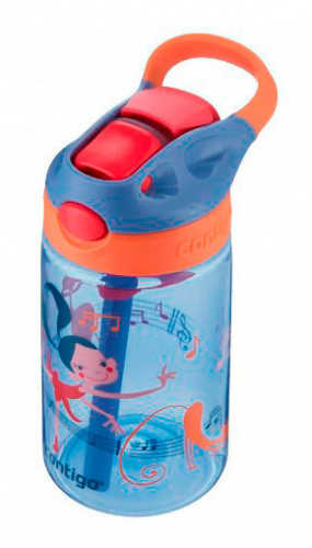 Купить Бутылка Contigo Gizmo Flip 0.42л синий/оранжевый пластик (2116116) в Липецке фото 6