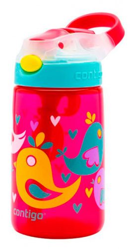 Купить Бутылка Contigo Gizmo Flip 0.42л розовый/желтый пластик (2116112) в Липецке