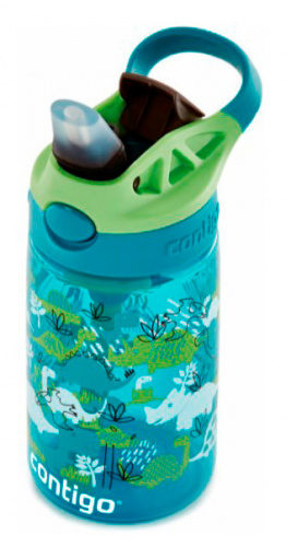 Купить Бутылка Contigo Gizmo Flip 0.42л голубой/зеленый пластик (компл.:трубочка) (2127479) в Липецке фото 5