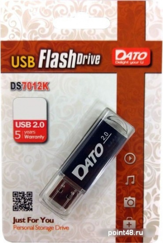 Купить Флеш Диск Dato 64Gb DS7012 DS7012K-64G USB2.0 черный в Липецке фото 2