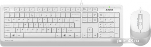 Купить Клавиатура + мышь A4 Fstyler F1010 клав:белый/серый мышь:белый/серый USB Multimedia в Липецке