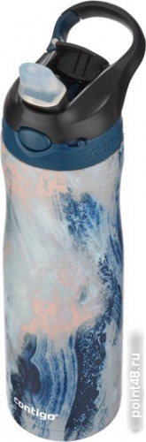Купить Термос-бутылка Contigo Ashland Couture Chill 0.59л. синий/белый (2127881) в Липецке