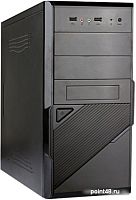 Корпус Exegate EX284019RUS   Minitower BA-201 Black, mATX, <AA450, 80mm>, 2*USB, Audio