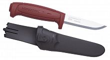 Купить Нож Morakniv Basic 511 (12147) стальной разделочный лезв.91мм прямая заточка бордовый в Липецке