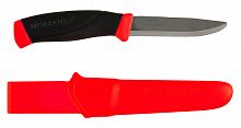 Купить Нож Morakniv Companion F (11828) стальной лезв.99мм серрейт. заточка черный/красный в Липецке