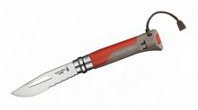 Купить Нож перочинный Opinel Outdoor Earth №08 8VRI (001714) 190мм красный/серый в Липецке