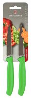 Купить Набор ножей кухон. Victorinox Swiss Classic (6.7796.L4B) компл.:2шт салатовый блистер в Липецке