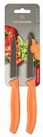 Купить Набор ножей кухон. Victorinox Swiss Classic (6.7796.L9B) компл.:2шт оранжевый блистер в Липецке