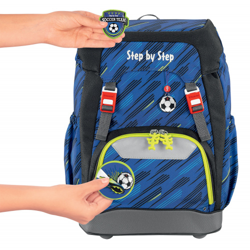 Купить Ранец Step By Step Grade Soccer Team синий 4 предмета в Липецке фото 6