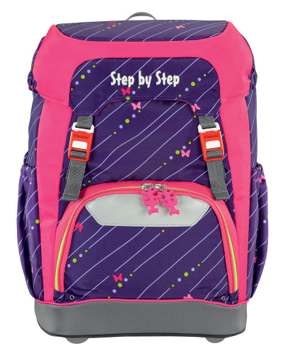 Купить Ранец Step By Step Grade Shiny Butterfly фиолетовый/розовый 4 предмета в Липецке фото 5