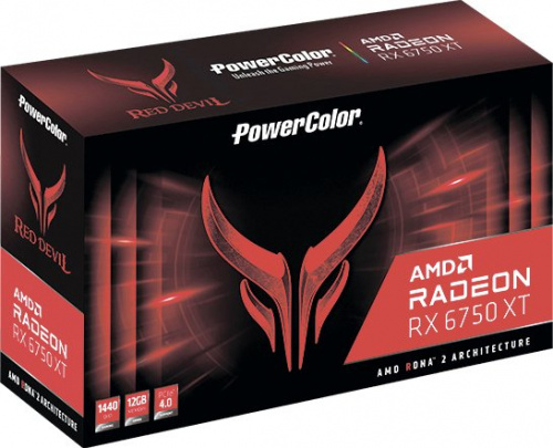 Видеокарта PowerColor Red Devil AMD Radeon RX 6750 XT 12GB GDDR6 12GBD6-3DHE/OC фото 2