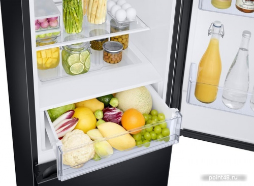 Холодильник Samsung RB34T670FBN/WT черный (двухкамерный) в Липецке фото 3