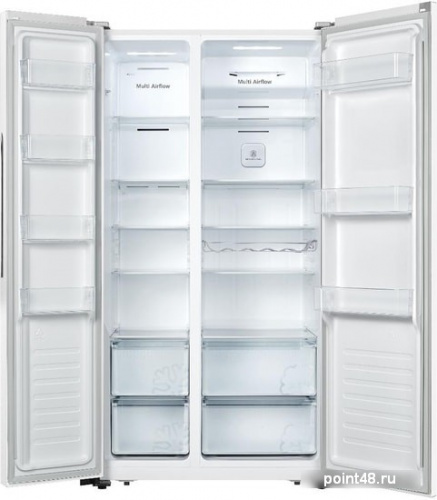 Холодильник Hisense RS677N4AW1 белый (двухкамерный) в Липецке фото 2