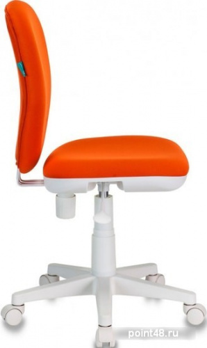 Кресло детское Бюрократ KD-W10/26-29-1 оранжевый 26-29-1 (пластик белый) фото 3