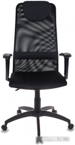 Кресло руководителя Бюрократ KB-8/BLACK черный TW-01 TW-11 сетка фото 2