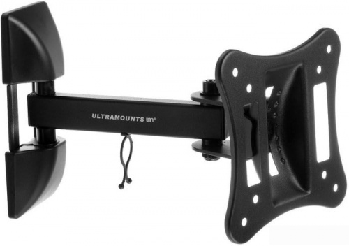 Купить Кронштейн для телевизора Ultramounts UM 891 черный 13 -27  макс.15кг настенный поворотно-выдвижной и наклонный в Липецке фото 2