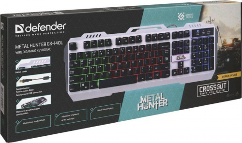 Купить Клавиатура Defender Metal Hunter GK-140L в Липецке фото 2