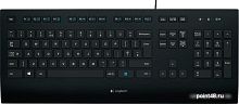 Купить Клавиатура Logitech K280e, тихий ход клавиш, USB, черный в Липецке