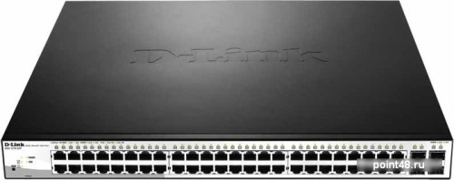 Купить Коммутатор D-Link DGS-1210-52P/ME DGS-1210-52P/ME/B1A 48G 4SFP 24PoE 193W управляемый в Липецке