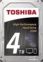 Жесткий диск Toshiba SATA-III 4Tb HDWE140EZSTA X300 (7200rpm) 128Mb 3.5  Rtl