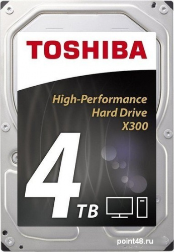 Жесткий диск Toshiba SATA-III 4Tb HDWE140EZSTA X300 (7200rpm) 128Mb 3.5  Rtl