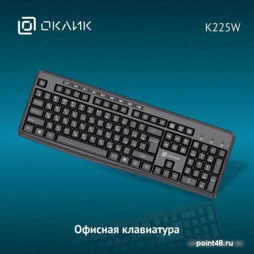 Купить Клавиатура Oklick K225W (черный) в Липецке фото 2