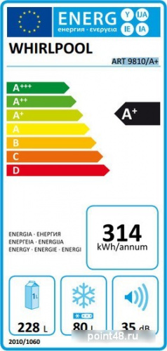 Холодильник Whirlpool ART 9810/A+ в Липецке фото 2