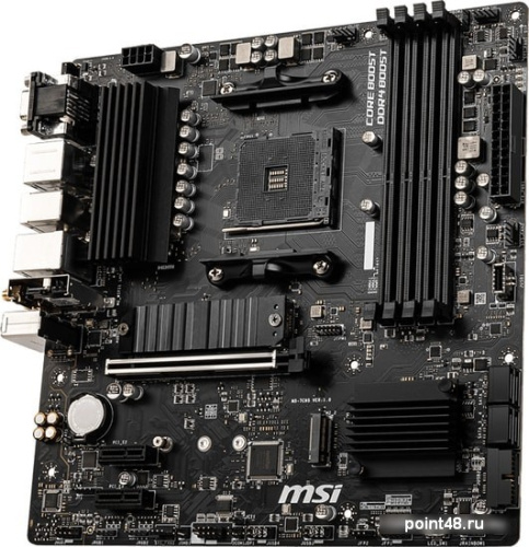 Материнская плата MSI B550M PRO-VDH WIFI Soc-AM4 AMD B550 4xDDR4 mATX AC`97 8ch(7.1) GbLAN RAID+HDMI+DP фото 2