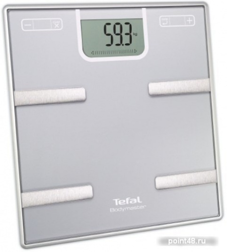 Купить Весы напольные электронные Tefal BM6010V0 макс.160кг серебристый в Липецке фото 2