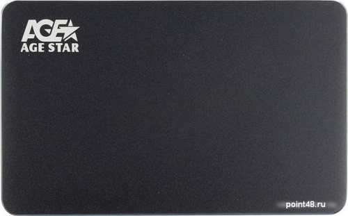 Внешний корпус для HDD/SSD AgeStar 3UB2AX1 SATA I/II/III алюминий черный 2.5 фото 3