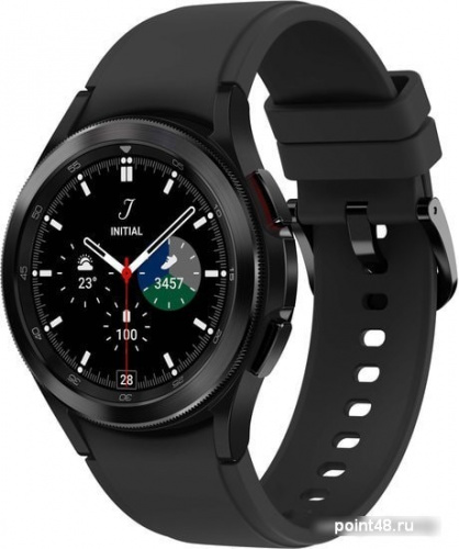 Смарт-часы Samsung Galaxy Watch 4 Classic 1.2 Super AMOLED черный (SM-R880NZKACIS) в Липецке