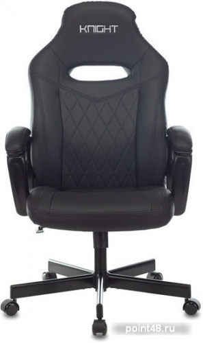 Кресло игровое Zombie VIKING 6 KNIGHT черный искусственная кожа с подголов. крестовина металл фото 2