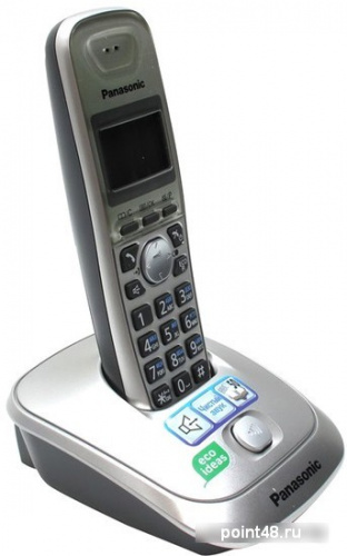 Купить Беспроводной телефон PANASONIC KX-TG2511RUN, платиновый и черный в Липецке фото 2