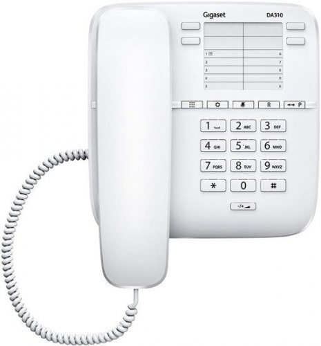 Купить Телефон проводной Gigaset DA310, повторный набор, черный в Липецке фото 2